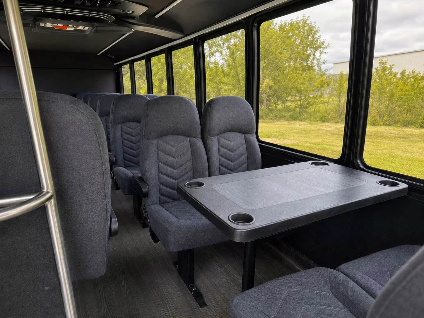 18 passenger minibus inside