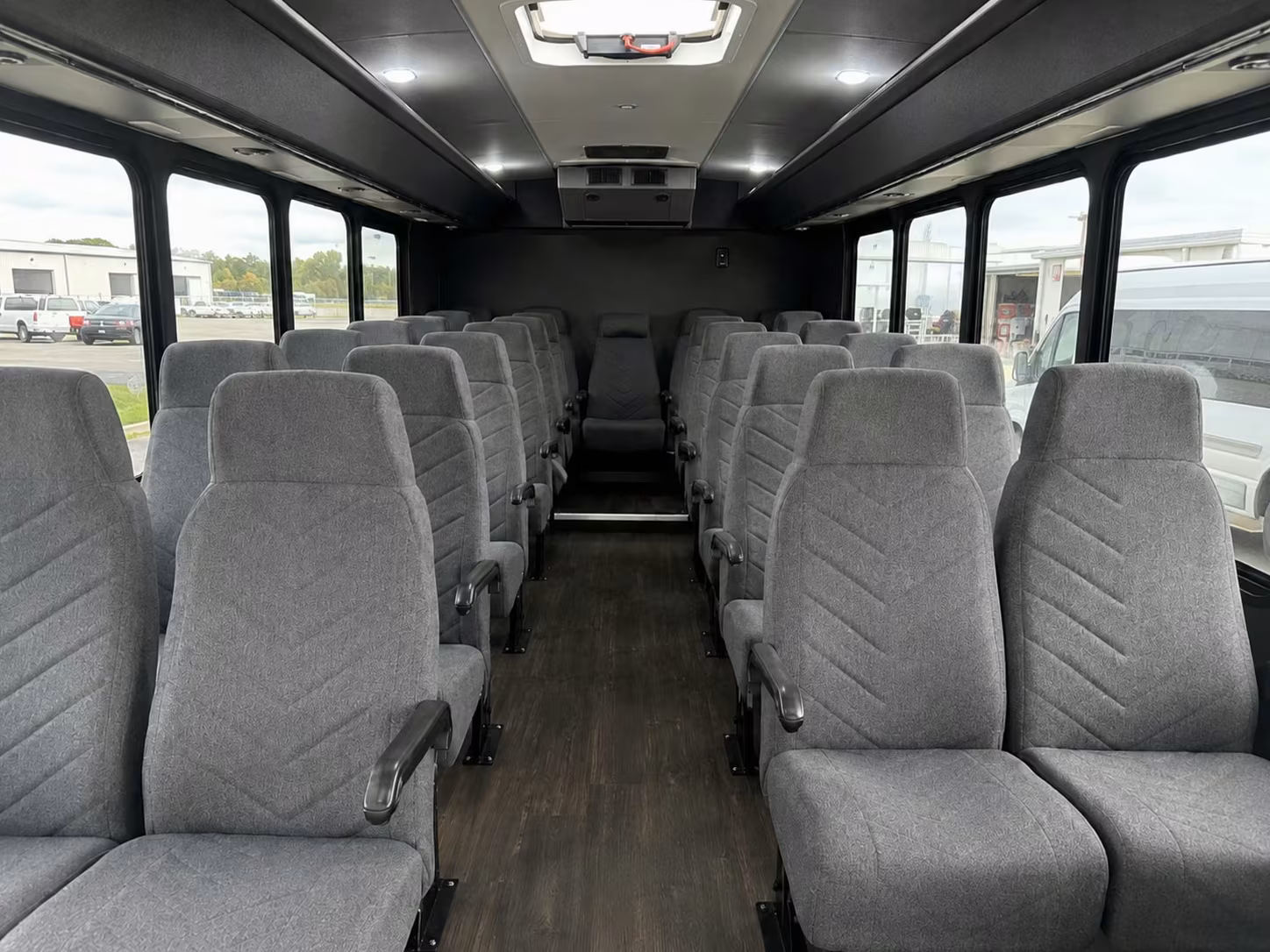 18 passenger minibus interior