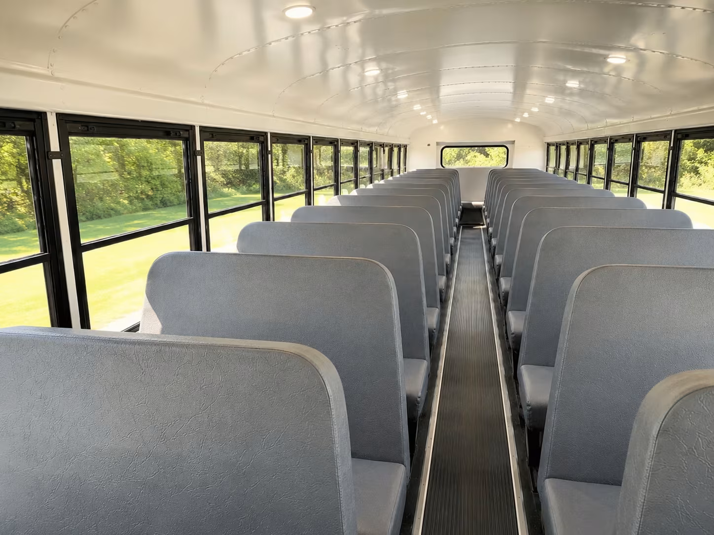 school bus interior