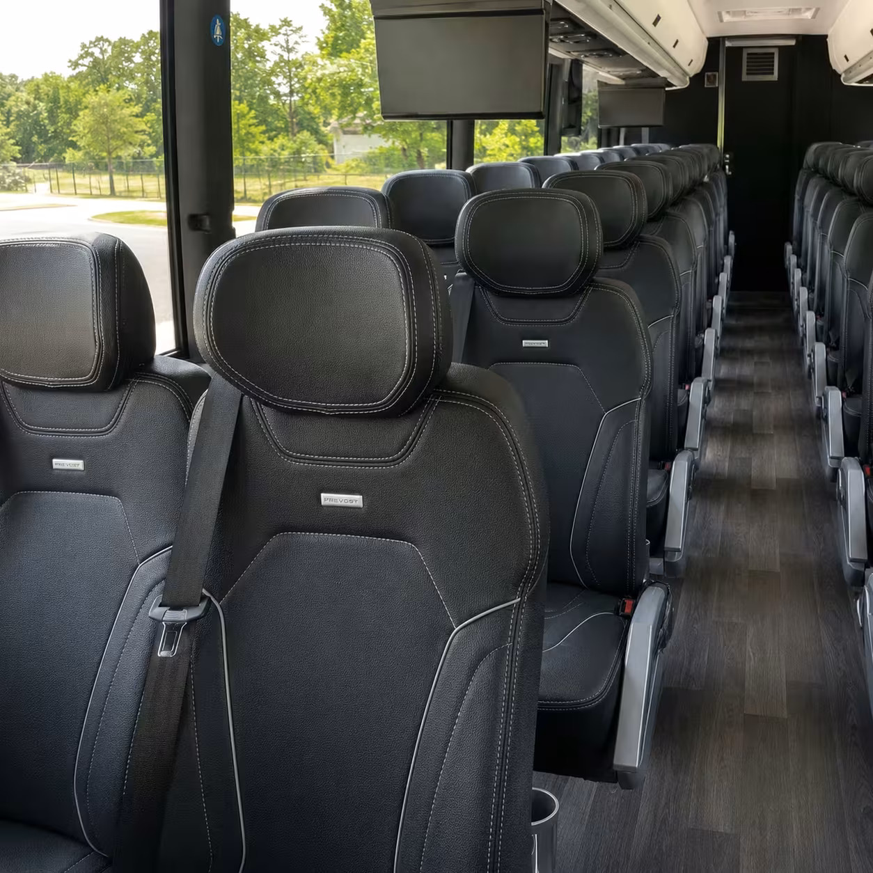 sioux falls charter bus interior