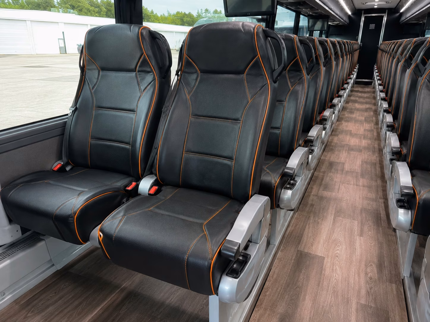 sioux falls charter bus rental interior