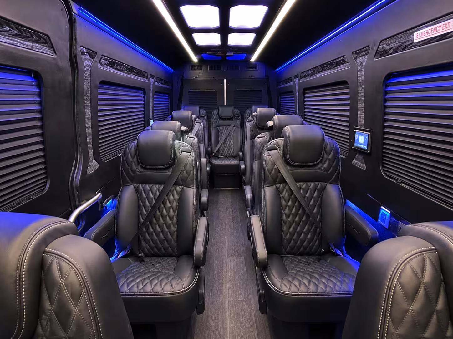 sprinter van with driver interior